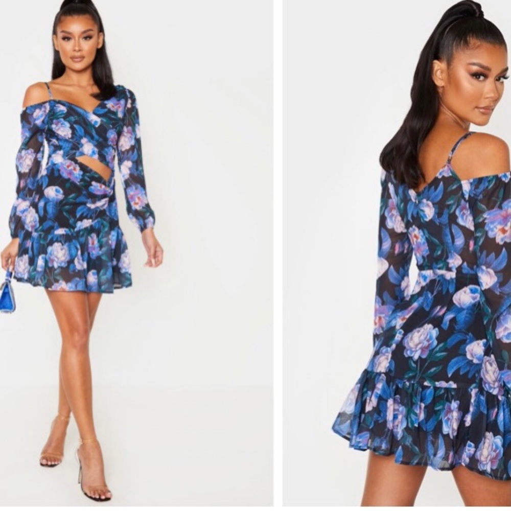 Chiffon Mini Dress